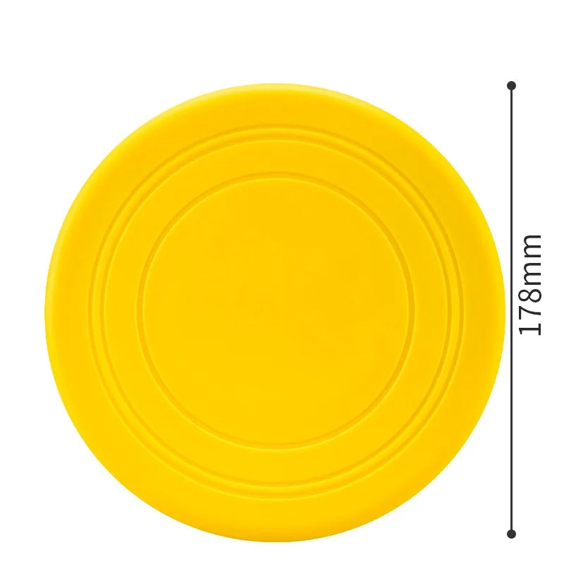 Interactive Silicone Flying Saucer Pet Toy