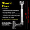Clear Aquarium Skimmer with Acrylic Lily Pipe Inflow Outflow