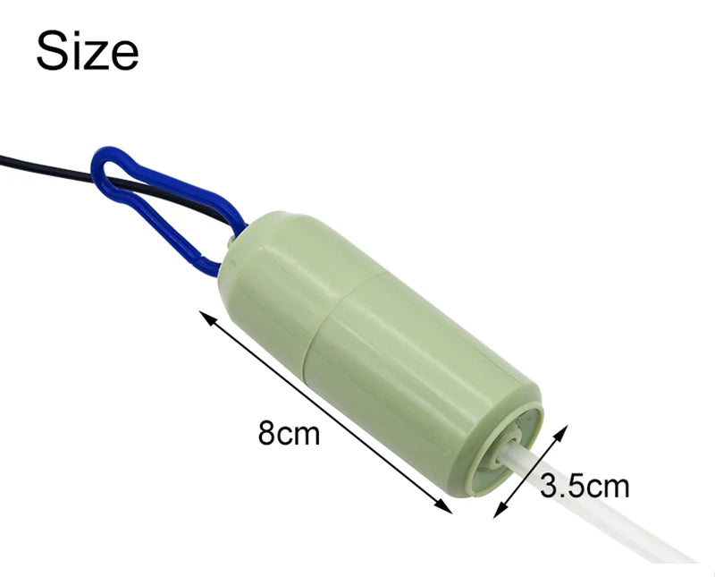 Energy-Saving USB Aquarium Air Pump with Air Stone and Silicone Tube