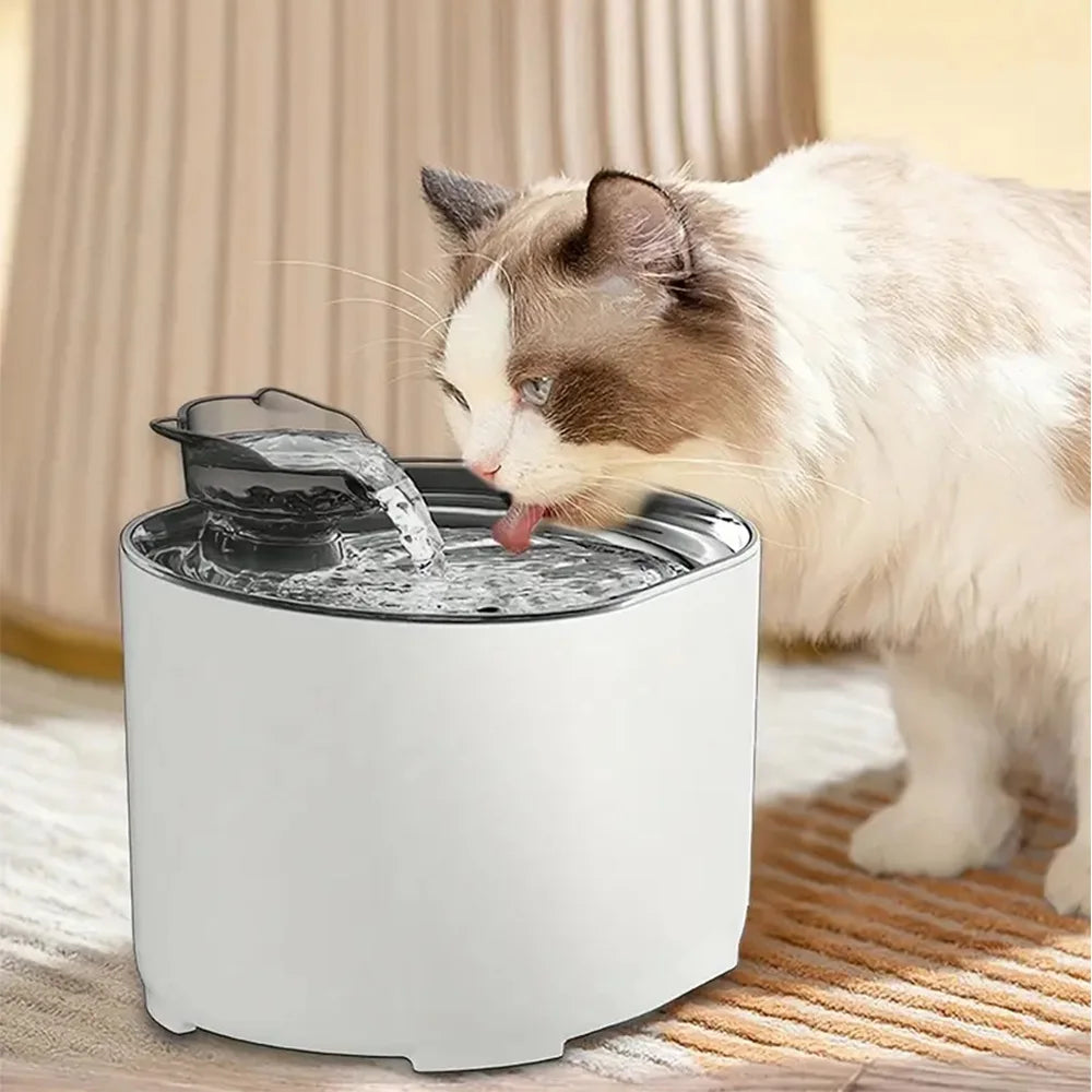 2.2L Pet Water Fountain with Filtration and Ultra-Quiet Pump