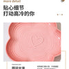 Ceramic Pet Bowl with Wood Stand – Elegant Bow Knot Design