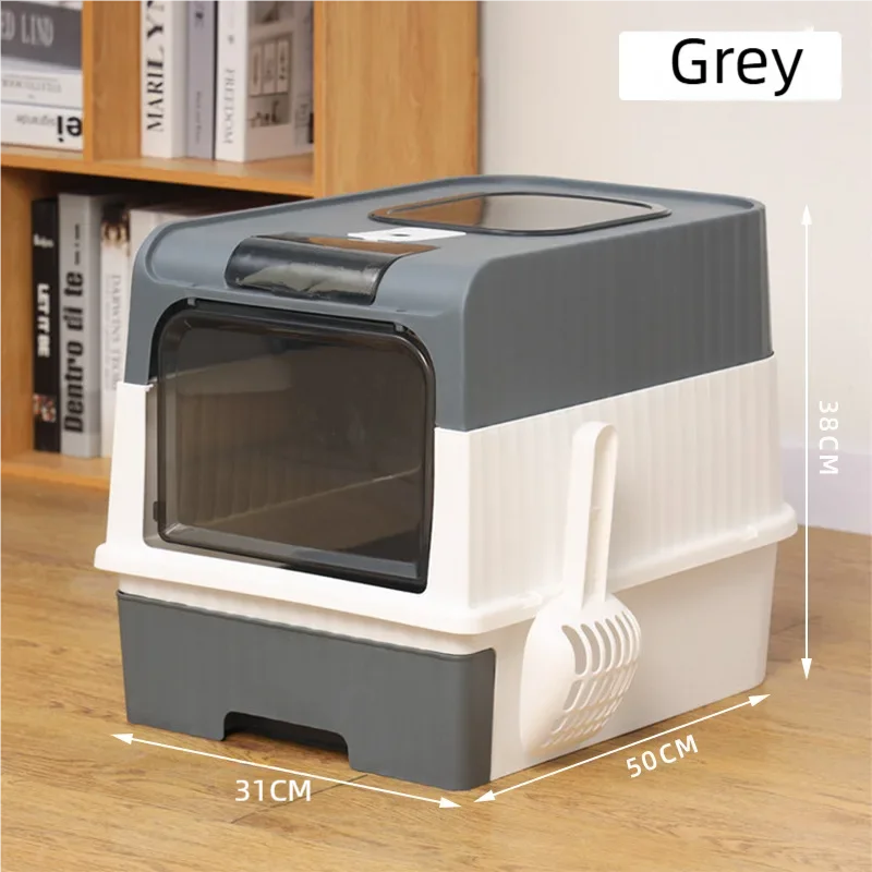 Foldable Enclosed Cat Litter Box