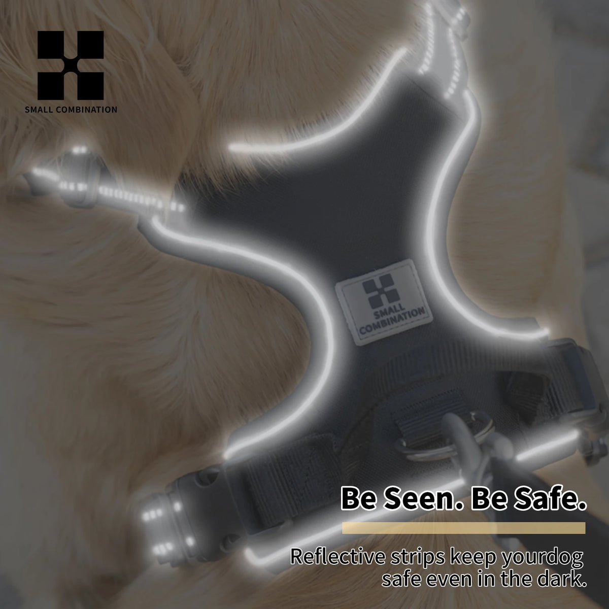 Reflective No-Pull Dog Harness with Quick-Release Buckles