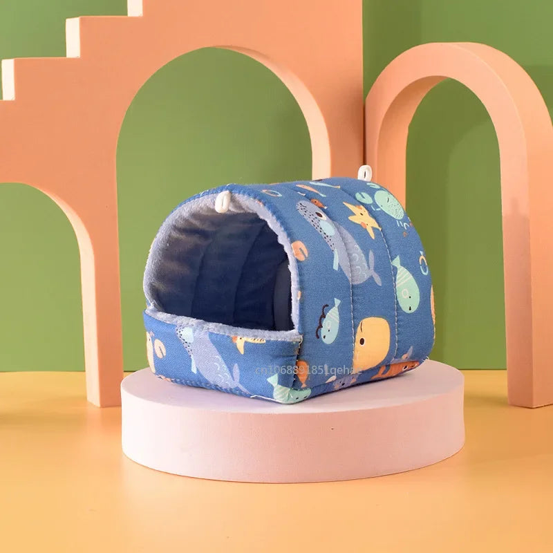 Niche Douillette pour Petits Animaux : Hamsters, Cobayes & Lapins
