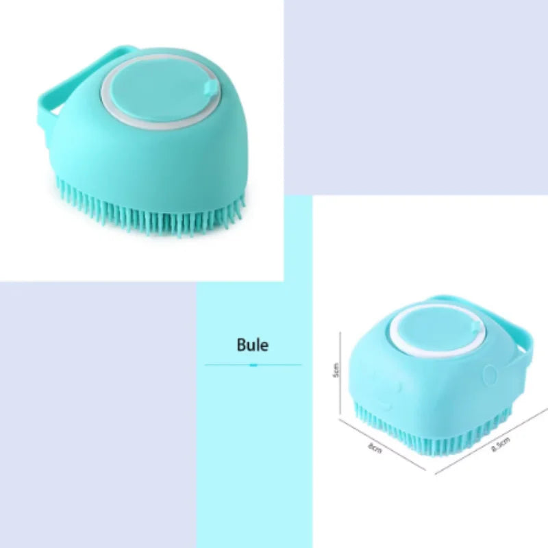 Silicone Pet Bath Massage Glove for Dogs and Cats