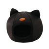 Cat Head-Shaped Cozy Cave Bed for Small to Medium Pets