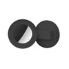 Black silicone collar holder for cats and small dogs with a visible white insert.