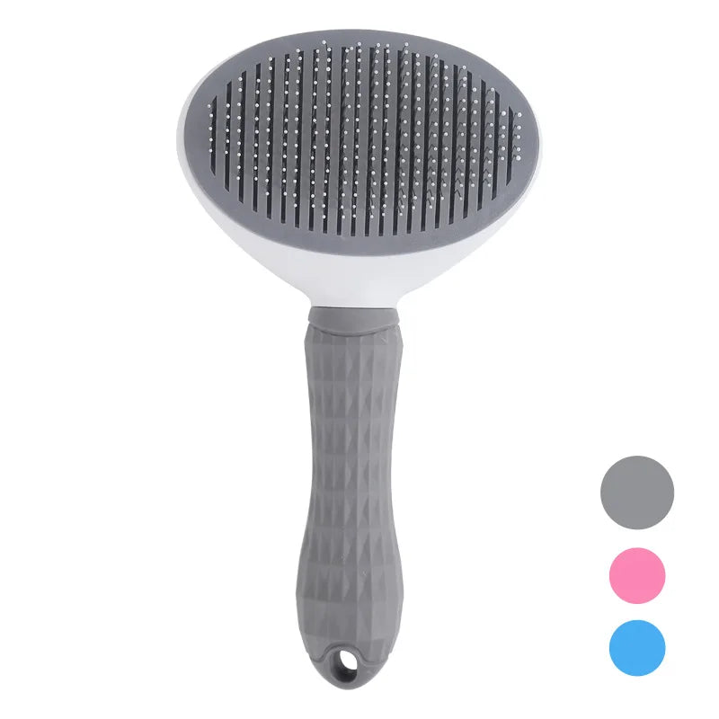 Brosse Anti-Dérapante Auto-Nettoyante pour Animaux