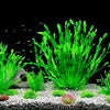 Artificial Aquarium Plants with Ceramic Base – Realistic Green Decor for Fish Tanks