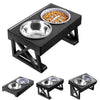 Soporte Elevado para Cuencos de Perro con Altura Ajustable