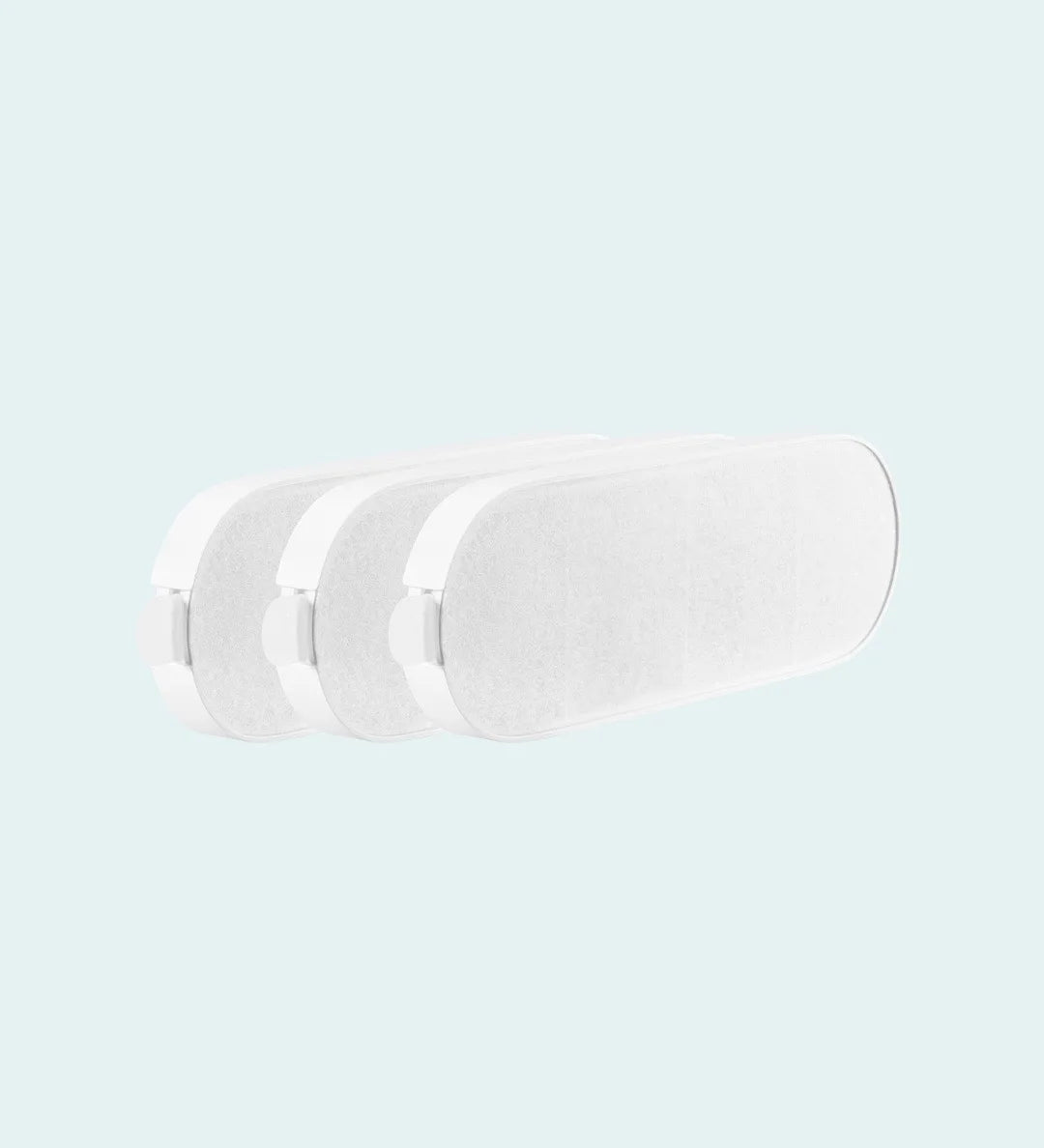 A white replacement filter pack for a Xiaomi Smart Pet Fountain 2.