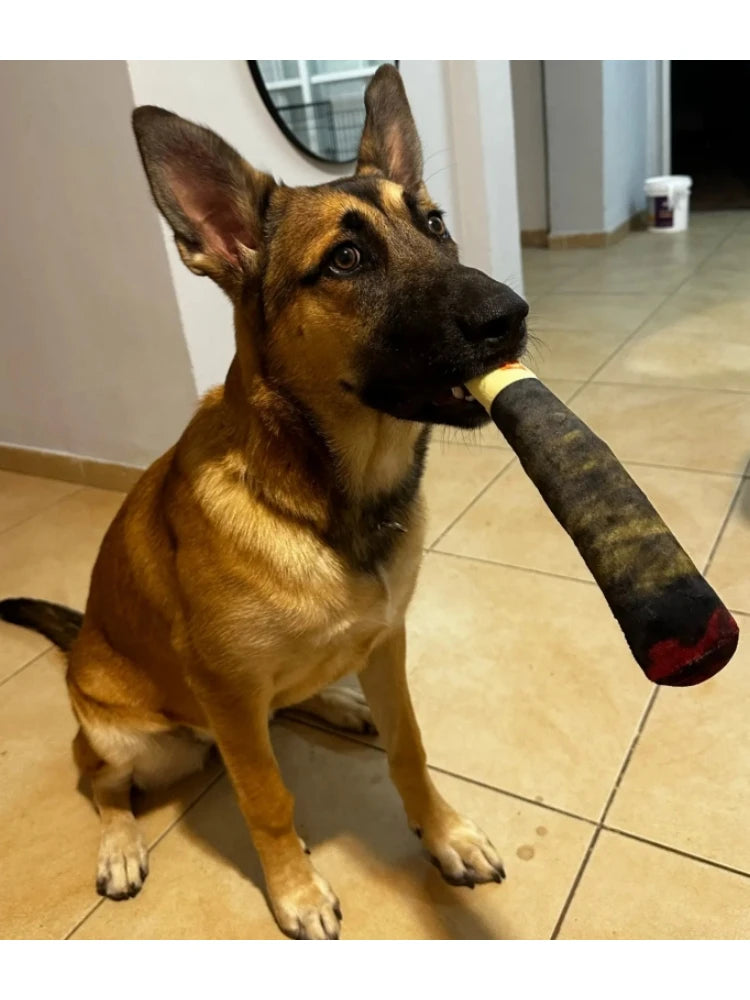 Jouet en Peluche pour Chien en Forme de Cigare