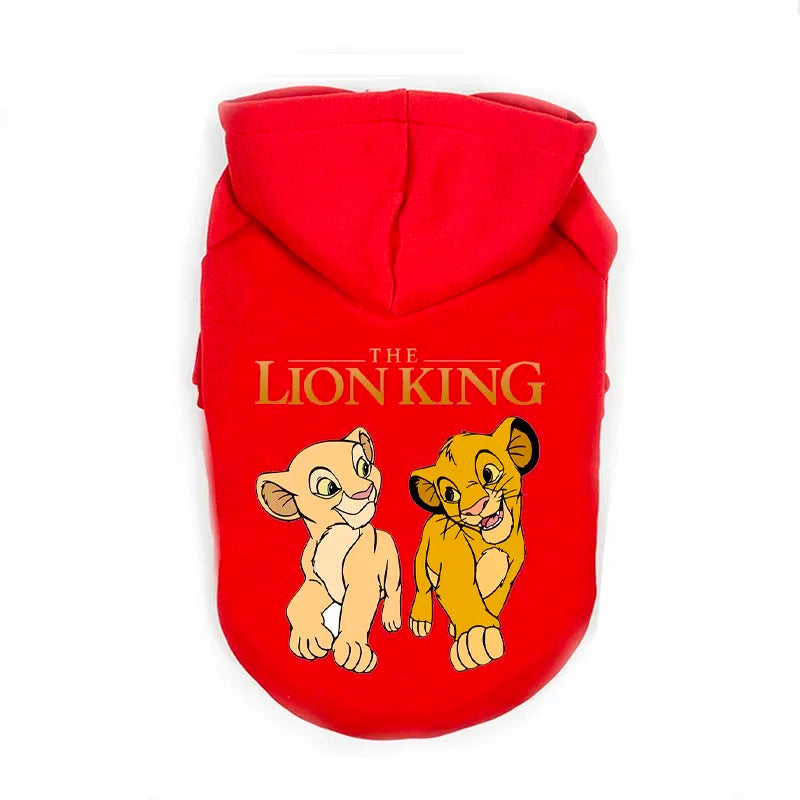 Sudadera con Capucha de Algodón para Perro con Estampa del Rey León