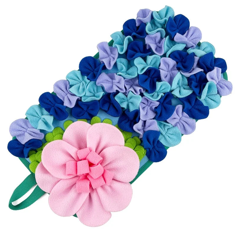 Interactive Flower Foraging Mat for Small Pets