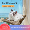 Hamac pour chat à monter sur fenêtre avec structure d'escalade