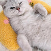Super Soft Half Donut Cat Bed Pillow for Neck Support and Relaxation