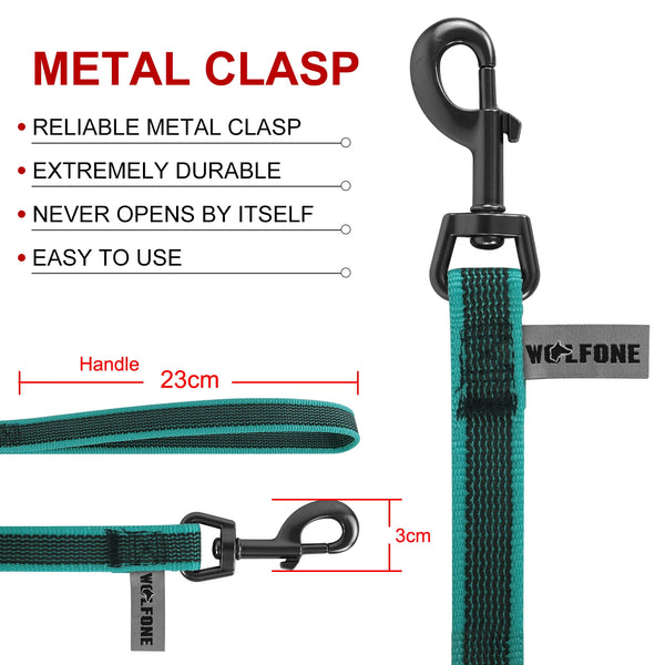 Latex Silk Dog Leash for Training 1.5m to 15m