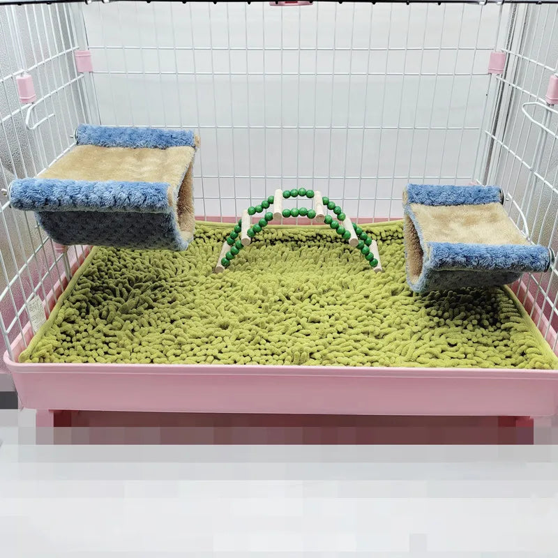 Hamac-Lit Doublement Doux pour Petits Animaux