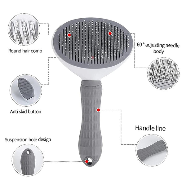 Pet Grooming Comb for Cats and Dogs