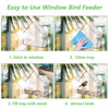 Window Bird Feeder with Suction Cups