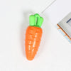 Carrot & Corn Design Dog Chew Toy with Squeaker