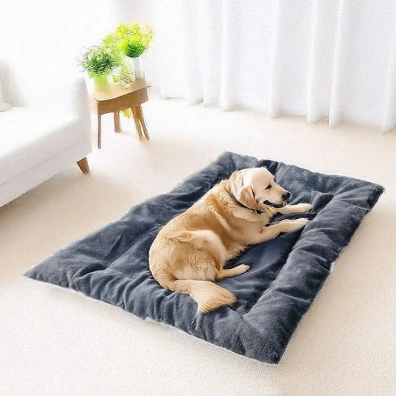 Extra Large Plush Dog Bed Sofa with Reversible Design