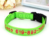 Personalisierte bestickte Nylon-Hundehalsband