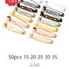 A set of gold and silver plated ball necklaces displayed with a discount offer.