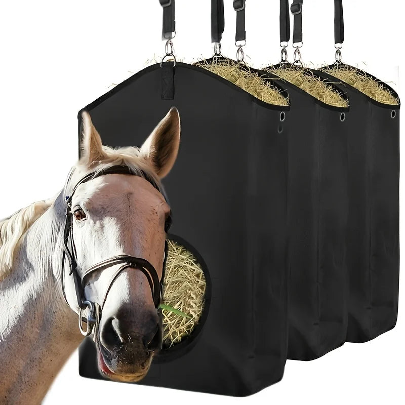 حقائب علف قابلة للتعديل للخيل والماشية