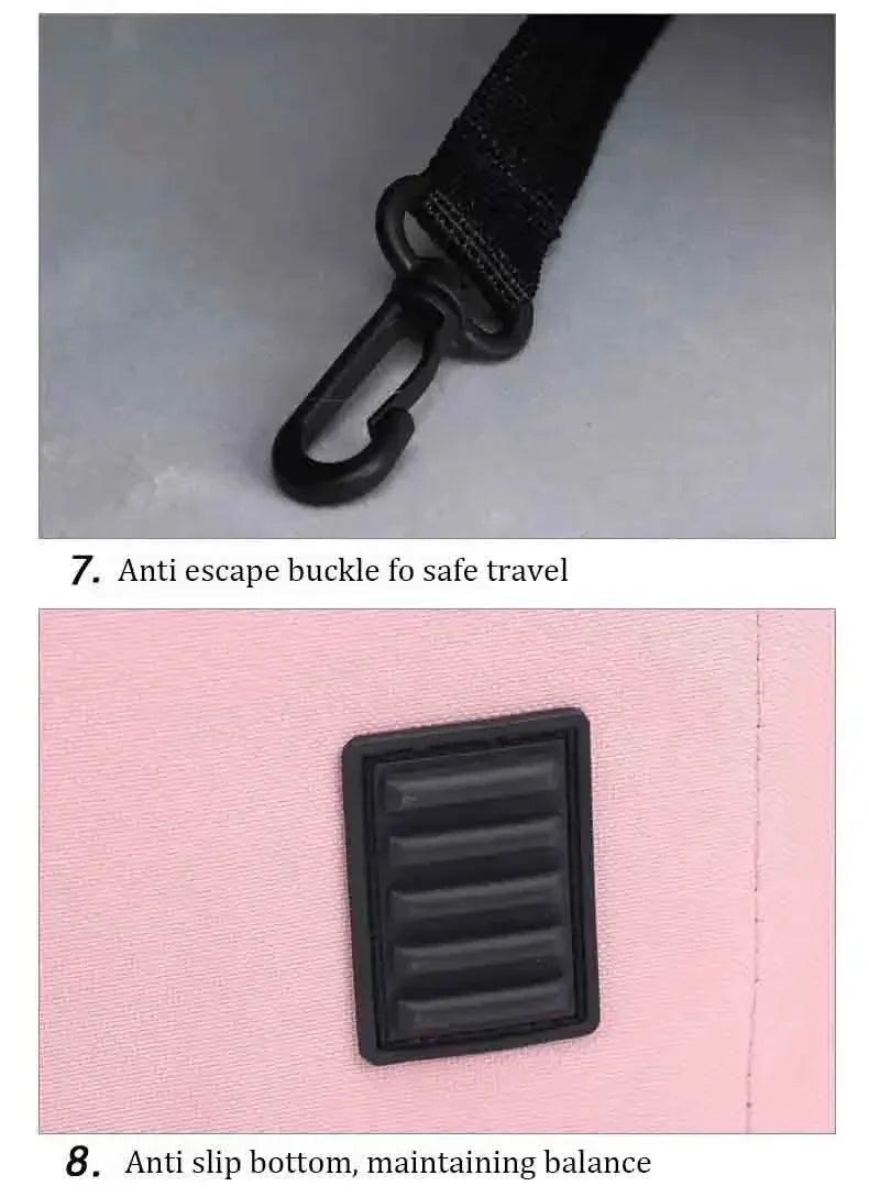 Ventilated Foldable Cat Carrier Backpack for Travel