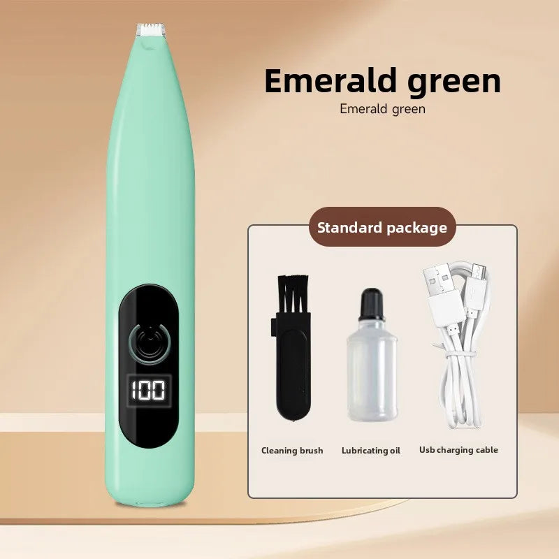 Quiet Mini Pet Hair Trimmer with Ceramic Blade