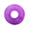 Bite-Resistant Squeaky Dog Chew Toy with Spiky Teething Ring