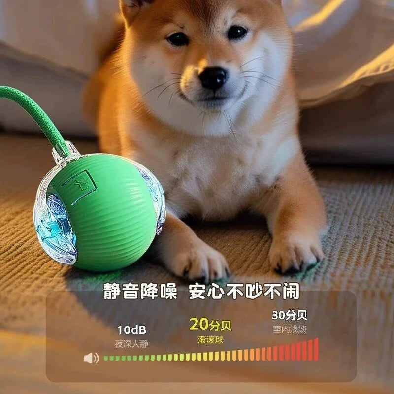 Interactive Rolling Cat Toy Ball with Smart Obstacle Avoidance