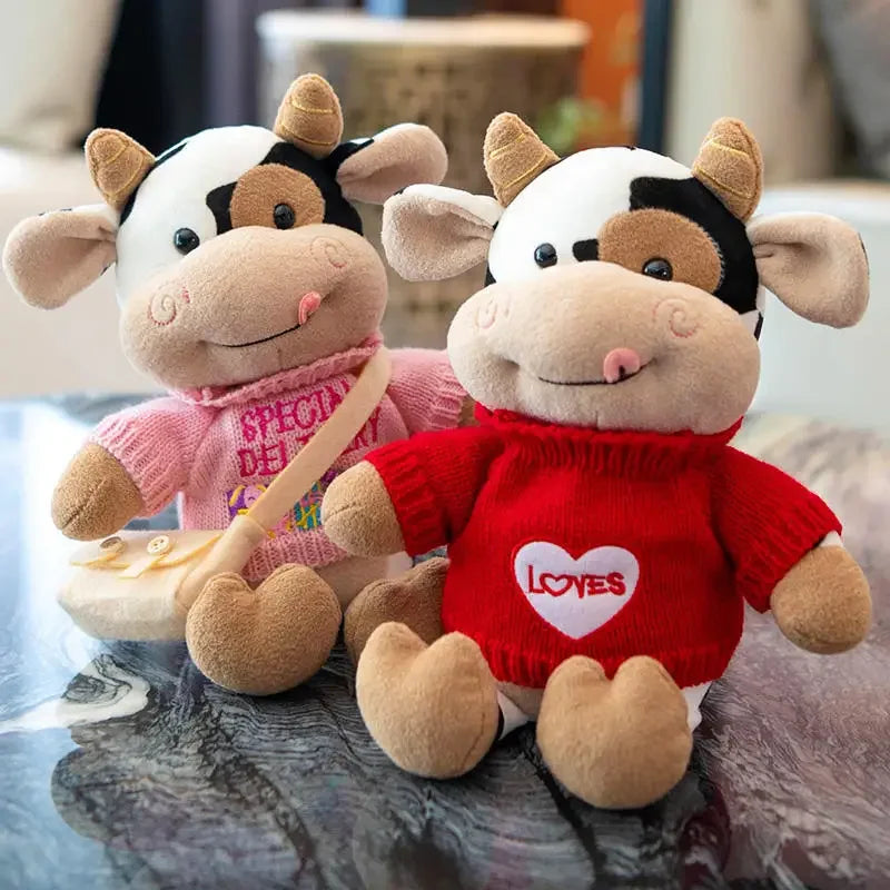 Adorable Soft Cow Plush Toy – Cuddly Stuffed Animal for All Ages