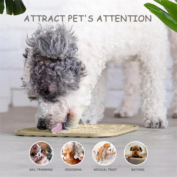 Silicone Lick Mat for Dogs and Cats – Anxiety Relief & Slow Feeding