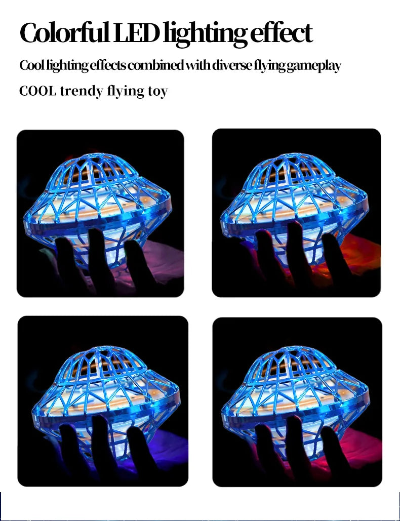 Glowing LED Flying Ball Boomerang Toy