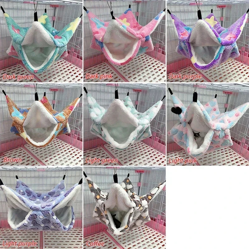 Hamac Double Couche pour Petits Animaux