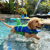 Shark-Shaped Dog Life Vest with High-Visibility Safety Features