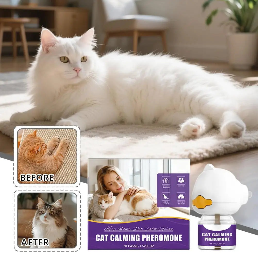 Cat Pheromone Diffuser – Calming Plug-in for Anxiety & Stress Relief