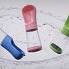 Tragbare 2-in-1 Haustier-Wasserflasche mit Schale