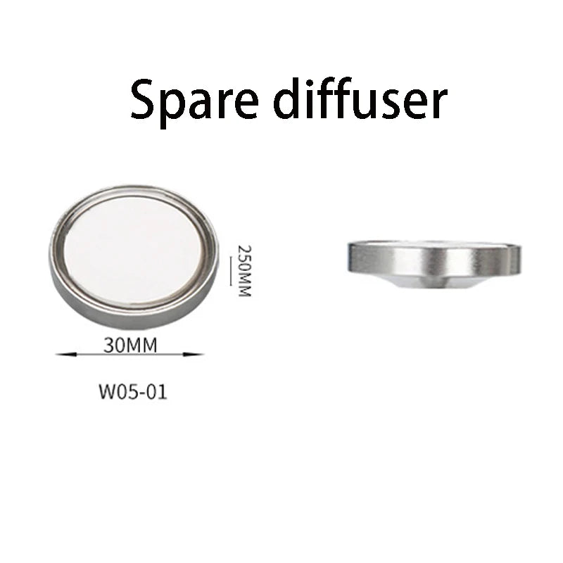 Diffuseur CO2 pour aquarium en acier inoxydable avec disque céramique