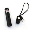 A black laser pointer pen with a flexible neck and attached cable for teaching purposes.