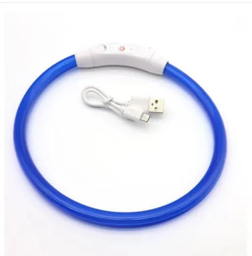 USB-aufladbarer LED-Hundehalsband