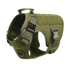 Tactical Dog Harness with MOLLE Pouches and Collar Set