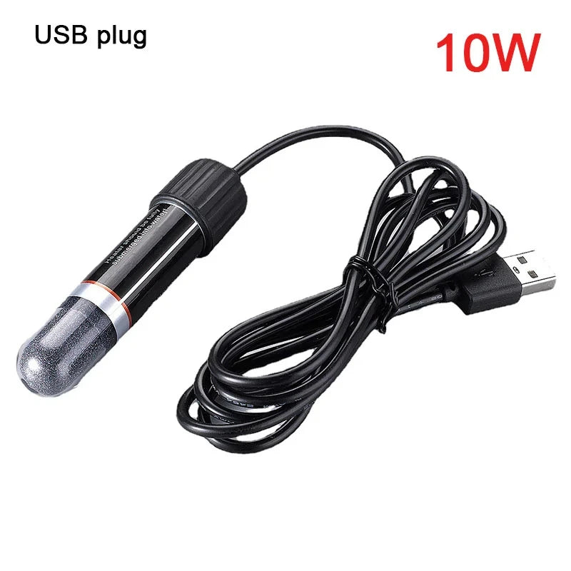 USB Mini Aquarium Heater 26°C for Small Tanks