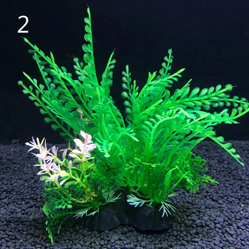 Plantes artificielles pour aquarium assorties