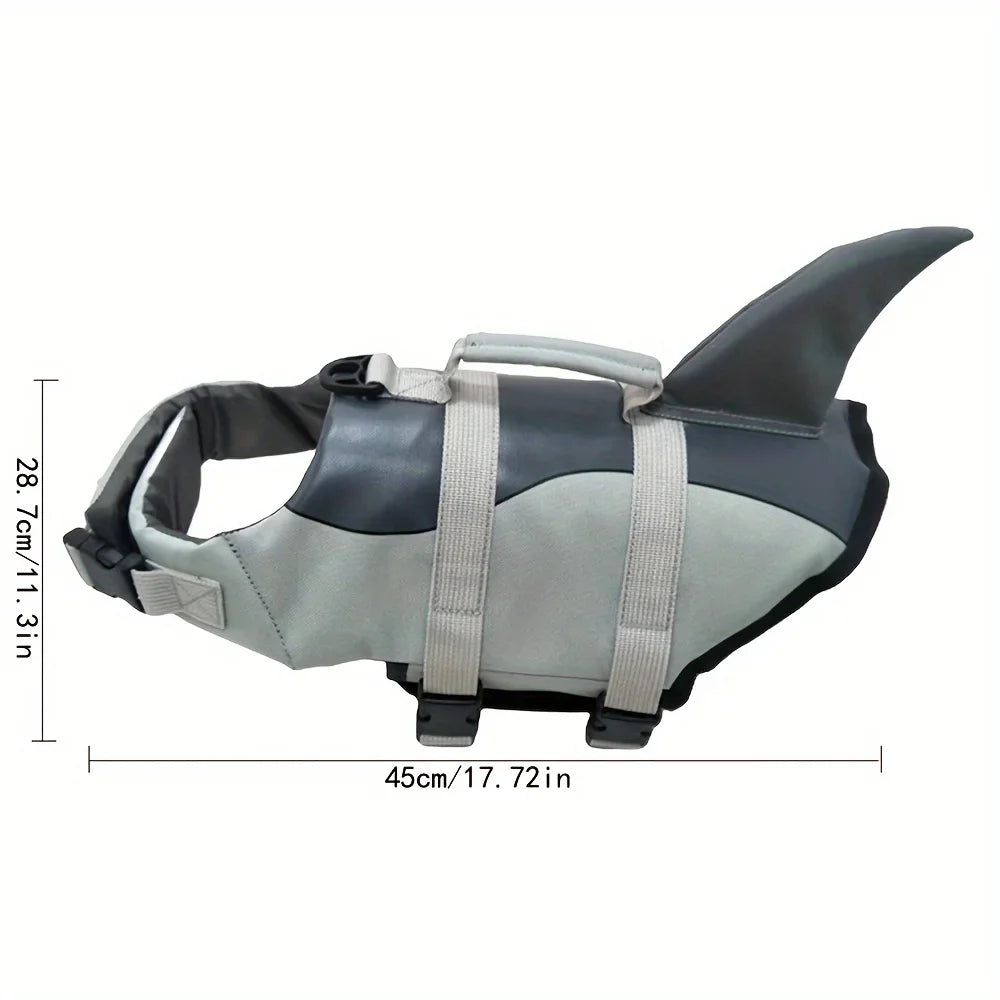 Shark & Mermaid Dog Life Jacket with Safety Handle