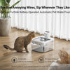 Automatischer Edelstahl-Wasserbrunnen für Katzen
