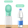 Portable Leakproof Dog Water Bottle with Built-In Drinking Bowl