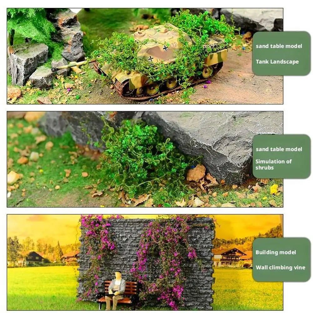 Lifelike Artificial Climbing Vine for Miniature Landscapes